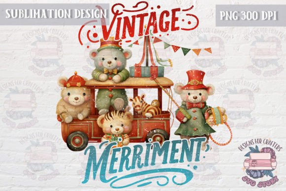 Download Retro Christmas PNG Sublimation - Christmas Collection