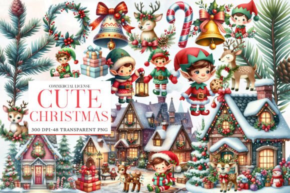 Download Cute Christmas Clipart - Christmas Collection