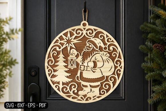 Download Santa Claus Christmas Ornament SVG - Christmas Collection