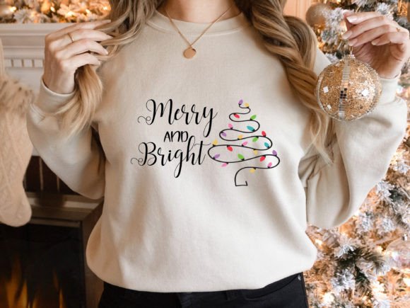 Download Merry and Bright SVG - Christmas Quote - Christmas Collection