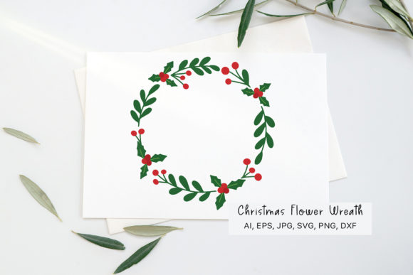 Download Holly Wreath Svg, Christmas Wreath Svg, - Christmas Collection