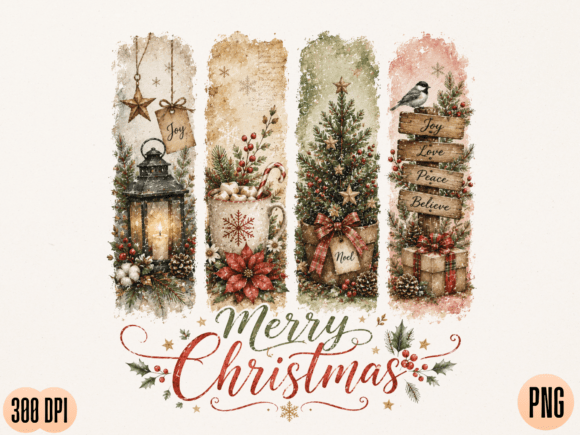 Download Rustic Merry Christmas Lantern PNG - Christmas Collection