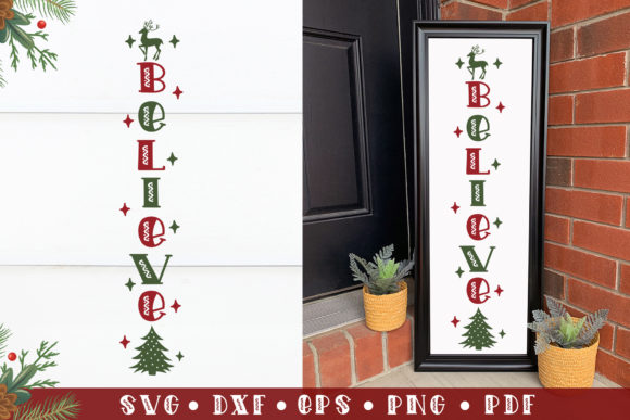 Download Believe, Christmas Porch Sign&nbsp; - Christmas Collection