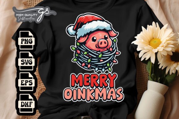 Download Merry Oinkmas Farm Christmas SVG - Christmas Collection