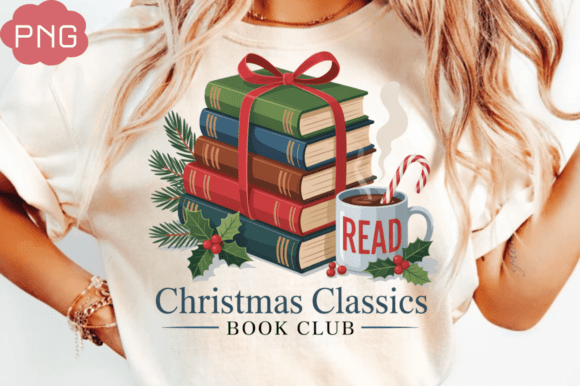 Download Christmas Classics Book Club Png Design - Christmas Collection