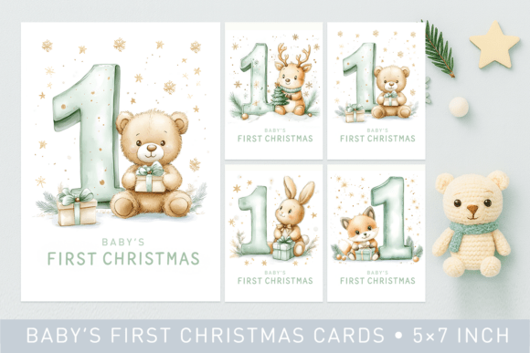 Download Baby First Christmas Cards - Christmas Collection
