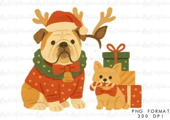 Download Corgi Dog Christmas Gift PNG - Christmas Collection