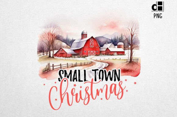 Download Vintage Christmas Farm Sublimation PNG - Christmas Collection