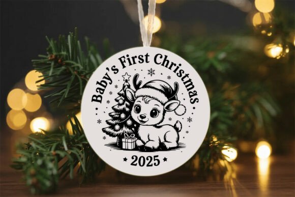 Download Baby’s First Christmas 2025 SVG - Christmas Collection