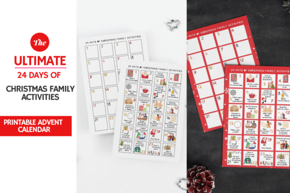 Download Printable Christmas Advent Calendar - Christmas Collection