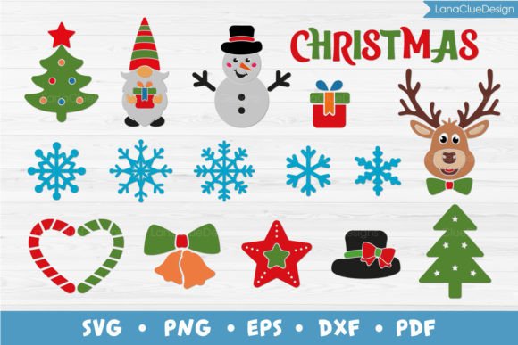 Download Christmas Bundle SVG - 16 Items - Christmas Collection