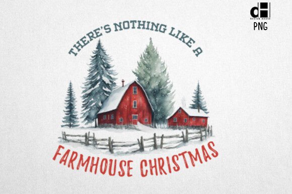 Download Vintage Christmas Farm Sublimation PNG - Christmas Collection