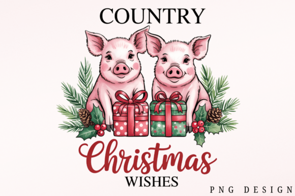 Download Country Christmas Wishes PNG Design - Christmas Collection
