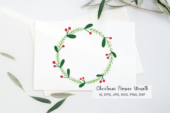 Download Holly Wreath Svg, Christmas Wreath Svg - Christmas Collection