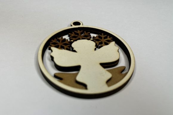 Download Layered Christmas Bauble - Angel - Christmas Collection