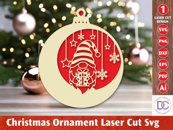 Download Christmas Ornament Laser Cut File - Christmas Collection