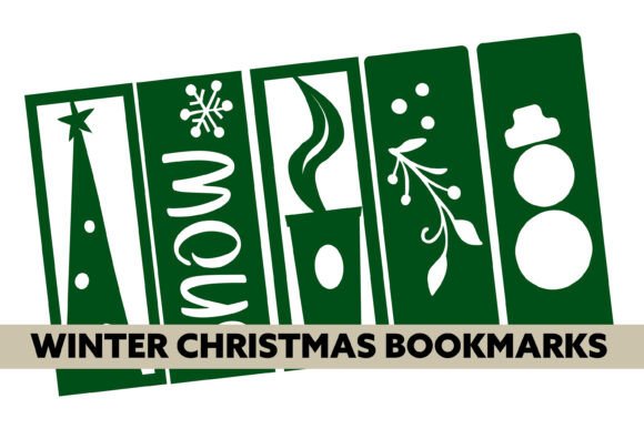 Download Christmas Winter Bookmark Cutting Files - Christmas Collection