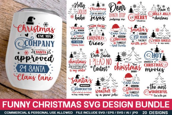 Download Funny Christmas Svg Bundle - Christmas Collection