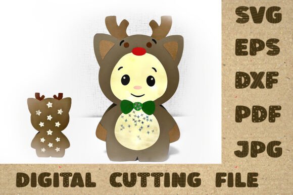 Download Cat Christmas Lantern Paper Cut SVG DXF - Christmas Collection