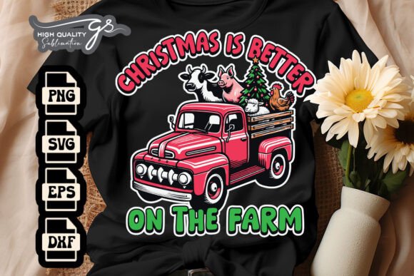 Download Is Better on the Farm Christmas SVG - Christmas Collection