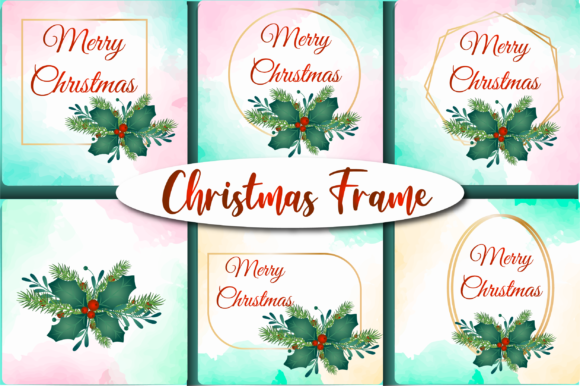 Download Christmas Flower Frame Collection - Christmas Collection