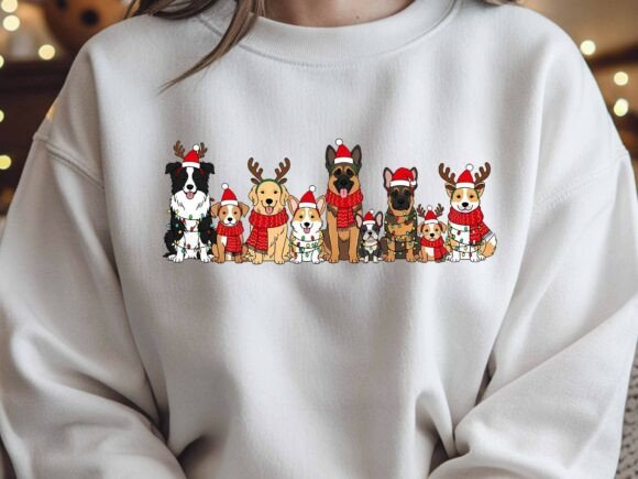 Download Christmas Dogs PNG Clipart Design - Christmas Collection