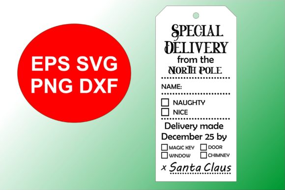 Download North Pole Delivery Christmas Cut File - Christmas Collection
