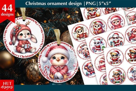 Download Farm &amp; Woodland Animals Christmas Crafts Bundle - Christmas Collection