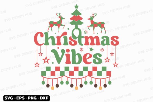 Download Retro Christmas Svg, Christmas Vibes Svg - Premium Resources