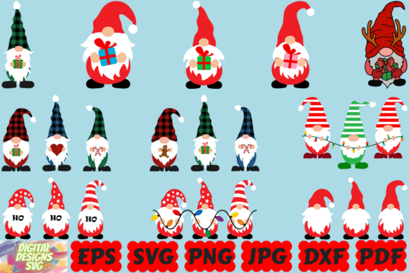Download Christmas Gnome SVG | Gnome SVG |Gnomies - Christmas Collection