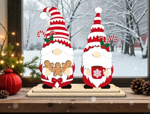 Download Christmas Gnome SVG Bundle Lasercut File - Christmas Collection