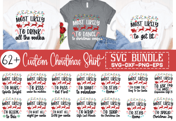 Download Custom Christmas Shirt Bundle Svg Png - Christmas Collection