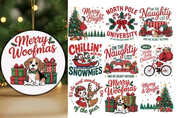 Download Vintage Christmas Svg Bundle - Christmas Collection