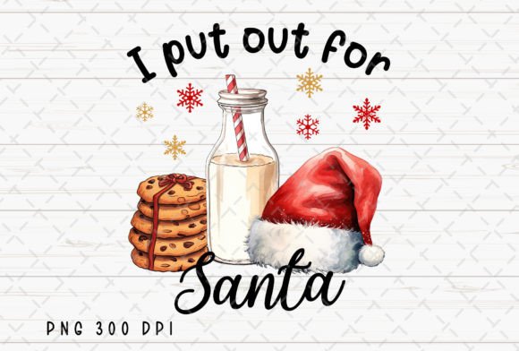 Download I Put out for Santa Retro Christmas PNG - Christmas Collection