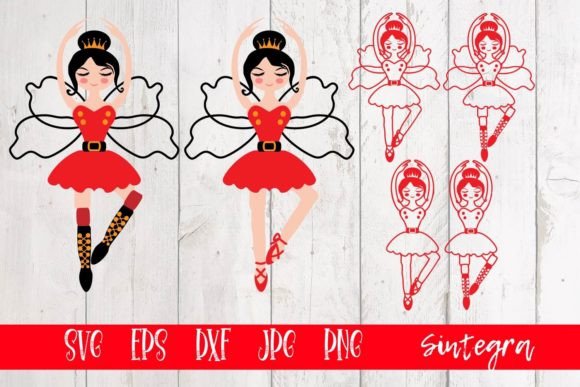 Download Plum Fairy SVG Cut File, Christmas Fairy - Christmas Collection