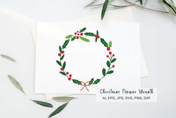 Download Holly Wreath Svg, Christmas Wreath Svg, - Christmas Collection