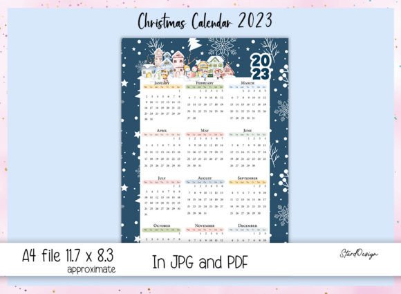 Download Christmas Calendar 2023 Printable - Christmas Collection