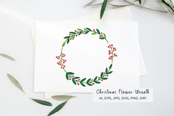Download Holly Wreath Svg, Christmas Wreath Svg - Christmas Collection