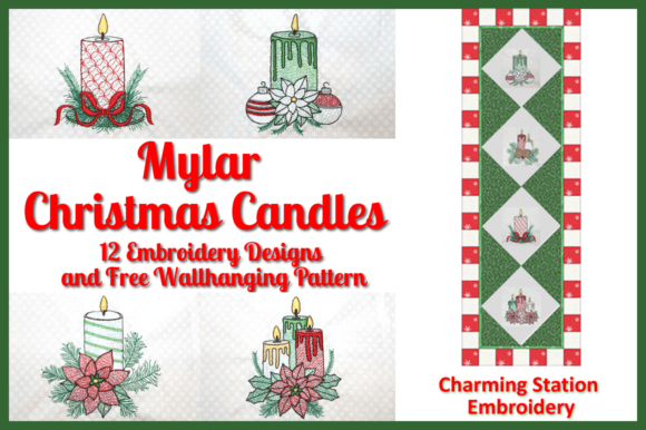 Download Mylar Christmas Candles - Christmas Collection
