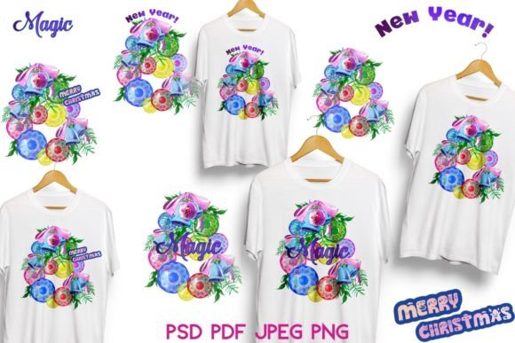 Download 4 Holiday Designs with Lettering - Holiday designs Collection