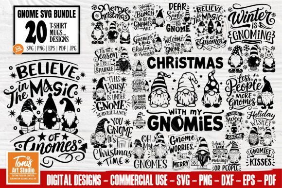 Download Christmas Gnome SVG Bundle - Christmas Collection