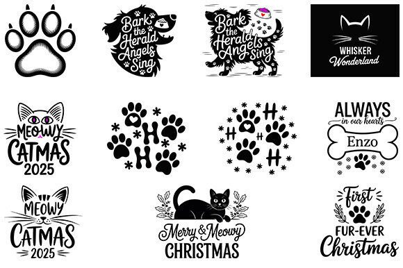 Download Cat Christmas,Pet Christmas Ornament Svg - Christmas Collection