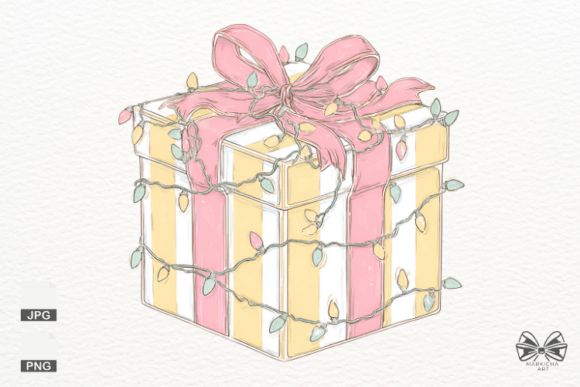 Download Pastel Coquette Christmas Gift Png - Christmas Collection