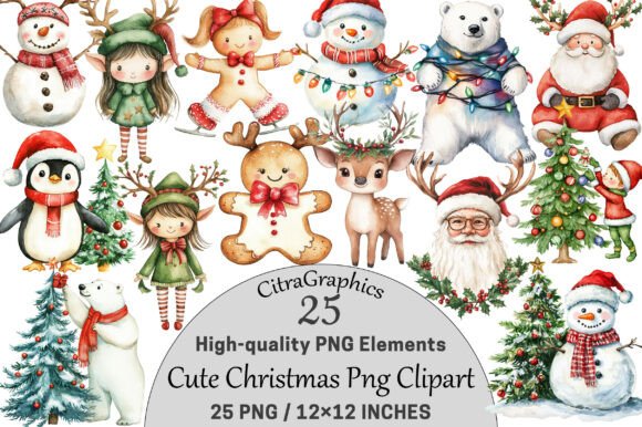 Download Cute Christmas Clipart. - Christmas Collection