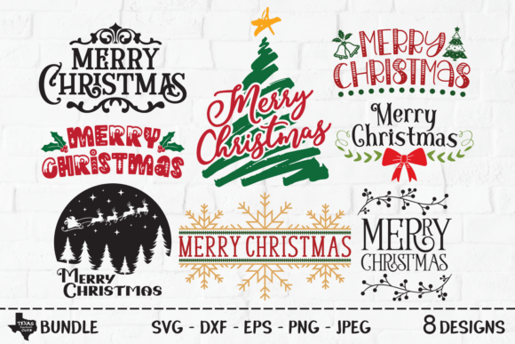 Download Merry Christmas Bundle - Holiday Designs - Christmas Collection