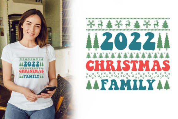 Download 2022 Christmas Family SVG T-shirt Design - Christmas Collection