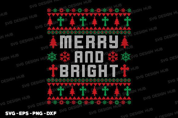 Download Merry and Bright Ugly Christmas Sweater - Christmas Collection