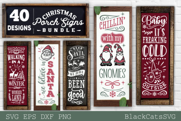 Download Christmas Porch Signs Bundle&nbsp;&nbsp; - Christmas Collection