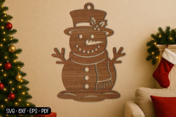 Download Snowman Christmas Ornament SVG - Christmas Collection