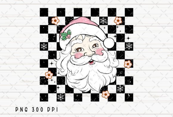 Download Santa Claus Retro Christmas PNG - Christmas Collection
